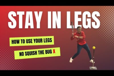 Youth Baseball Softball Hitting Back Leg Power Tips & Techniques